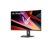 LG UltraGear™ 32 collu QHD 180Hz 1ms GtG izliekts spēļu monitors, sānu skats -15 grādu leņķī, 32G600A-B, thumbnail 3