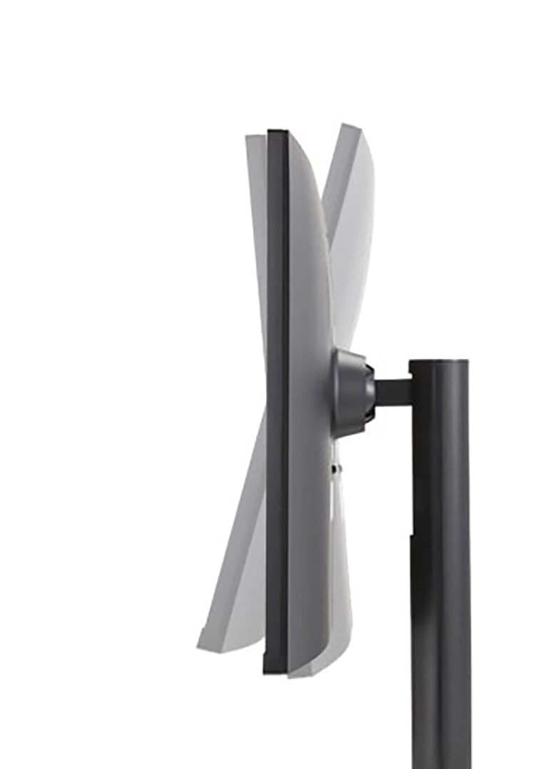 Monitoru iespējams noliekt.