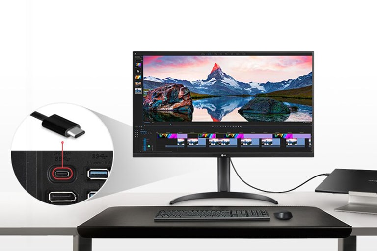 Ērta kontrole un savienojamība ar USB Type-C™ portiem.