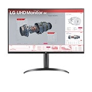 LG 31,5&nbsp;collu UHD 4K HDR monitors ar USB Type-C™, vue avant, 32BR55UK-B, thumbnail 1