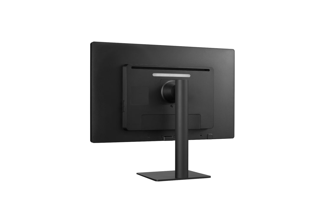 LG 31,5&nbsp;collu 8MP IPS melns diagnostikas monitors, skats rakursā no aizmugures, 32HQ713D-M, thumbnail 7