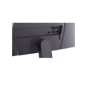 LG 25'' UltraGear™ G5, 200Hz FHD spēļu monitors, 'Monitora skats no aizmugures, parādot statīva pievienošanas zonu un aizmugures portus, 25G523B-B, thumbnail 14