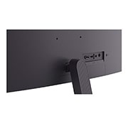 LG 27&nbsp;collu UltraGear™ G4, FHD, 144Hz spēļu monitors, 'Monitora skats no aizmugures, parādot statīva pievienošanas zonu un aizmugures portus, 27G411B-B, thumbnail 14