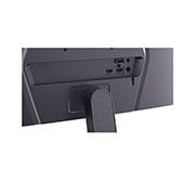 LG 27&nbsp;collu UltraGear™ G5, 200Hz FHD spēļu monitors, 'Monitora skats no aizmugures, parādot statīva pievienošanas zonu un aizmugures portus, 27G523B-B, thumbnail 13