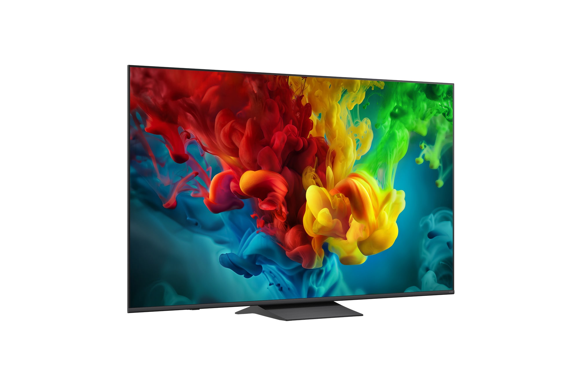 LG 75&nbsp;collu LG QNED evo AI Mini-LED 4K viedtelevizors 2026, LG QNED evo AI QNED82 Mini LED izceļ, kā Mini LED atklāj asākas klints tekstūras un skaidrākas okeāna detaļas salīdzinājumā ar parasto LED piekrastes klints ainas sadalītajā skatā, nodrošinot dziļākus, 75QNED83B3A, thumbnail 4