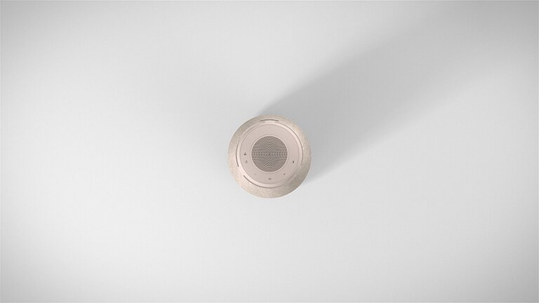 Video ar XBOOM 360 skaņas viļņiem, parādot, kā XBOOM 360 mijiedarbojas ar skaņas vidi un kāda ir skaņas viļņa būtība.