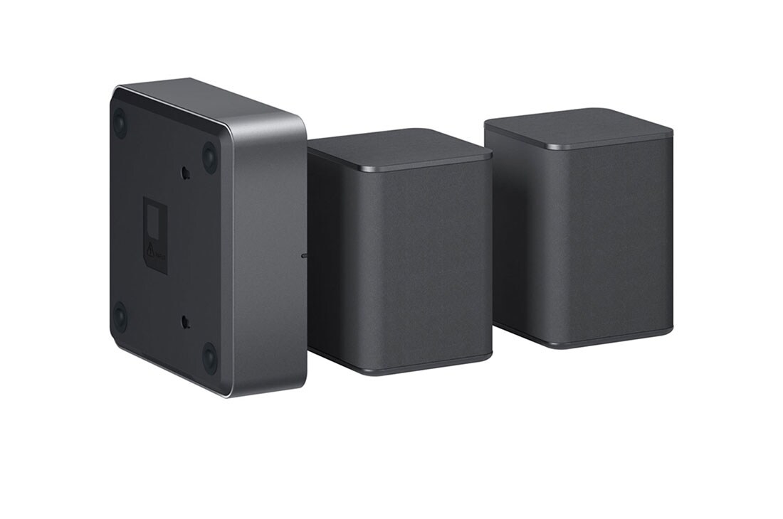 LG Soundbar SPQ8-S, SPQ8-S ar atsevišķi stāvošu uztvērēju 45 grādu skats no kreisās puses, SPQ8-S, thumbnail 5