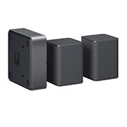 LG Soundbar SPQ8-S, SPQ8-S ar atsevišķi stāvošu uztvērēju 45 grādu skats no kreisās puses, SPQ8-S, thumbnail 5