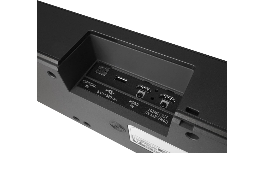 LG Soundbar S75Q, Aizmugures skata tuvplāns (savienojuma terminālis pietuvinājumā), S75Q, thumbnail 12