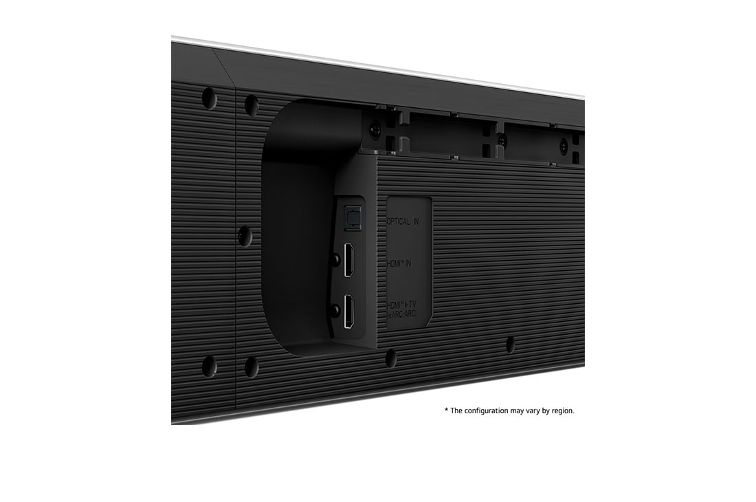 LG 420W, 3.1 kanālu SG10TY LG Soundbar skaņas sistēma ar Dolby Atmos, perfekti sader ar LG OLED evo AI G sērijas TV, LG Soundbar SG10TY aizmugure no leņķa skata, SG10TY, thumbnail 7