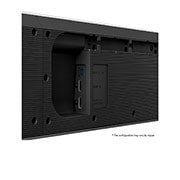 LG 420W, 3.1 kanālu SG10TY LG Soundbar skaņas sistēma ar Dolby Atmos, perfekti sader ar LG OLED evo AI G sērijas TV, LG Soundbar SG10TY aizmugure no leņķa skata, SG10TY, thumbnail 7