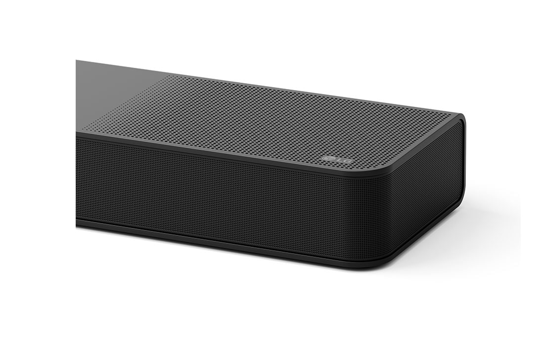 LG 9.1.5 kanālu LG mājas kinozāles Soundbar ar telpisko skaņu un aizmugurējiem skaļruņiem S95TR, Soundbar tuvplāns leņķī no sāna, S95TR, thumbnail 6