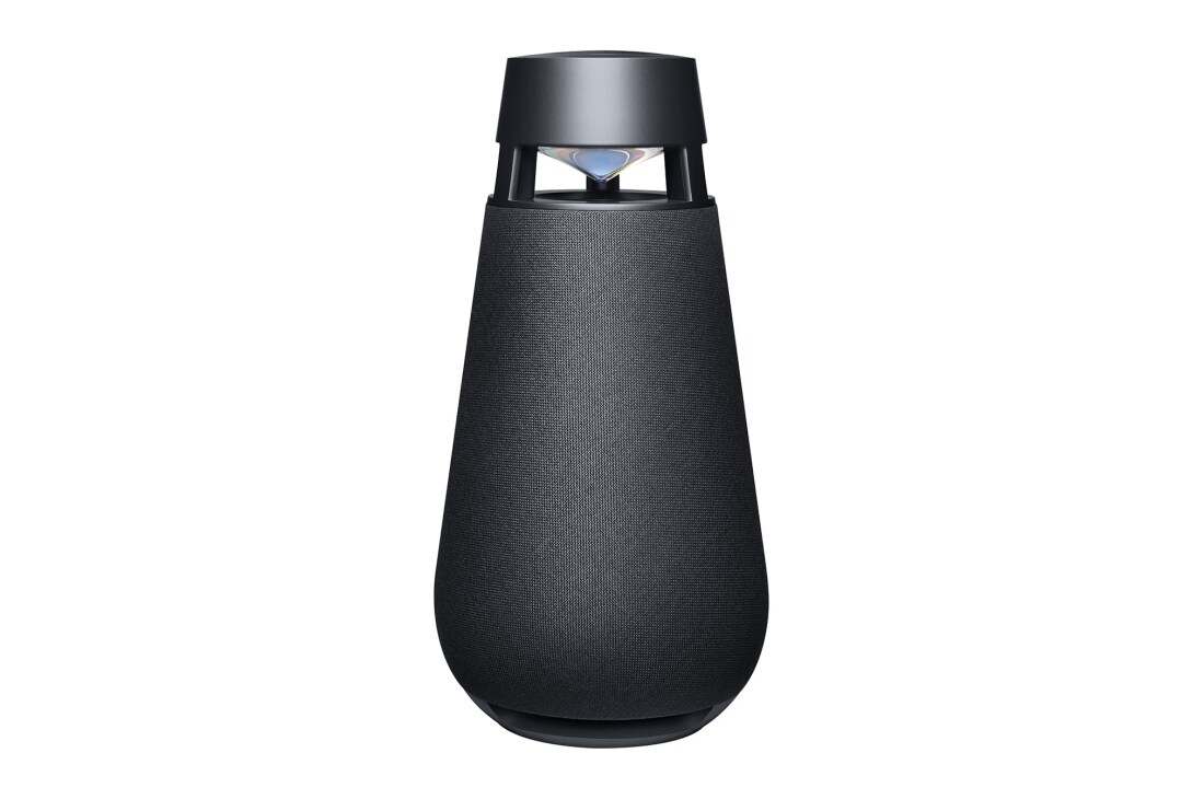 LG XBOOM360 XO3, Slīpi no priekšpuses ar izslēgtu apgaismojumu, XO3QBK, thumbnail 2