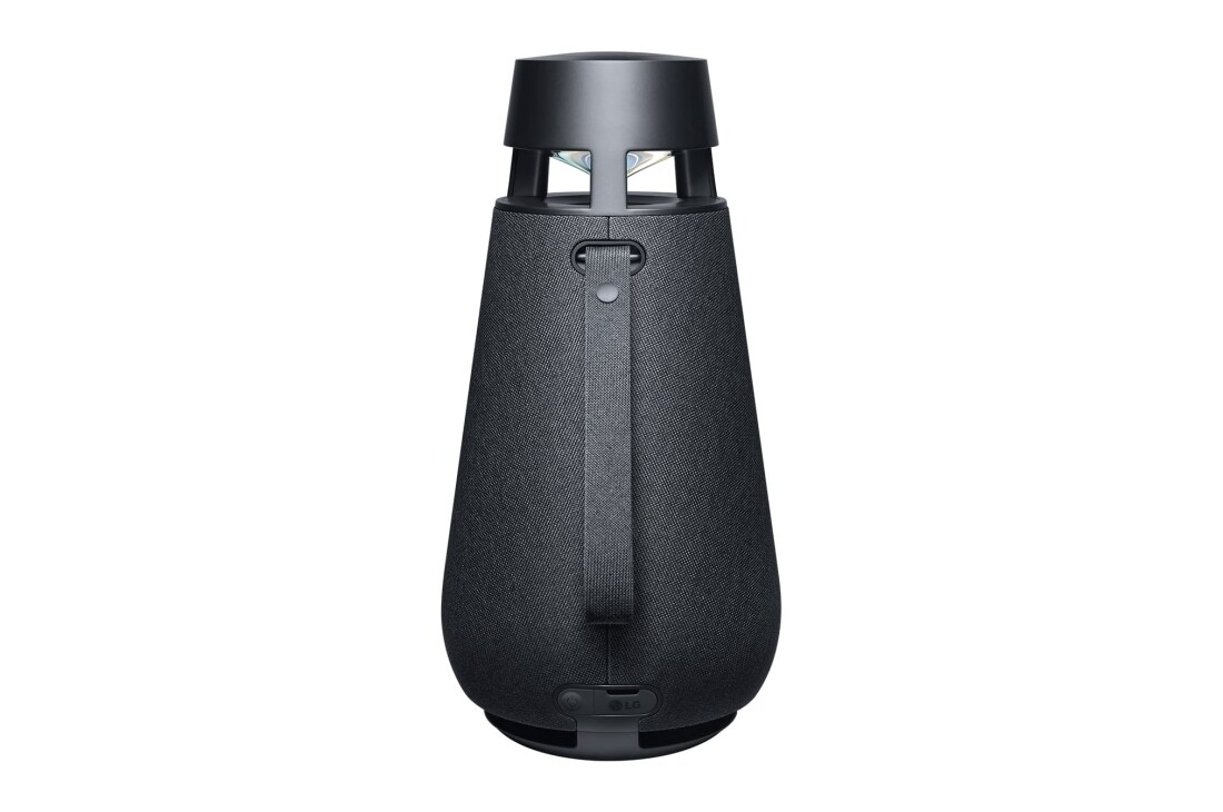 LG XBOOM360 XO3, Priekšējā/aizmugurējā leņķī ar siksniņu, XO3QBK, thumbnail 9