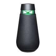 LG XBOOM360 XO3, Slīpi no priekšpuses ar ieslēgtu zaļu apgaismojumu, XO3QBK, thumbnail 14