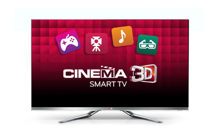 LG 47'' 3D LED televizors, Cinema Screen dizains, LG Smart TV, Cinema 3D, Magic Remote pults, WiDi, MCI 800, 47LM860V, thumbnail 1
