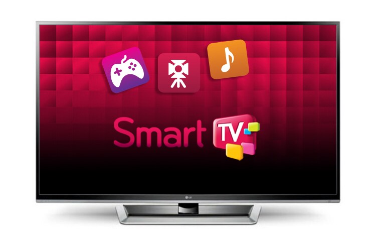 LG 50'' 3D plazmas televizors, LG Smart TV, WiDi, viedais enerģijas taupīšanas režīms, 50PM4700