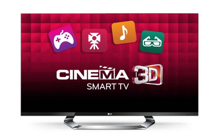 LG 55'' 3D LED televizors, Cinema Screen dizains, LG Smart TV, Cinema 3D, Magic Remote pults, WiDi, MCI 800, 55LM760S