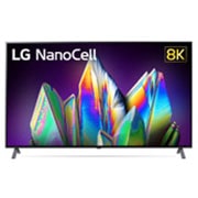 LG 65 collu NanoCell 8K televizors ar Dolby Vision IQ un Dolby Atmos skaņu, skats no priekšpuses ar aizpildošo attēlu, 65NANO993NA, thumbnail 1