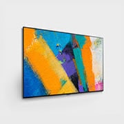 LG 65 collu OLED 4K televizors ar Dolby Vision IQ un Gallery dizainu, sānu skats 90 grādu leņķi, OLED65GX3LA, thumbnail 4