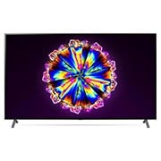 LG  75 collu NanoCell 4K televizors ar α7 procesoru un HGIG režīmu spēlēm, skats no priekšpuses, 75NANO903NA, thumbnail 2