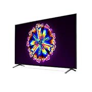 LG  75 collu NanoCell 4K televizors ar α7 procesoru un HGIG režīmu spēlēm, sānu skats 30 grādu leņķi, 75NANO903NA, thumbnail 3