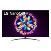 LG 75 collu NanoCell 4K televizors, skats no priekšpuses ar aizpildošo attēlu, 75NANO913NA, thumbnail 1