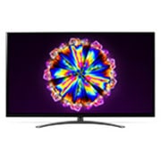 LG 75 collu NanoCell 4K televizors, skats no priekšpuses ar aizpildošo attēlu, 75NANO913NA, thumbnail 2