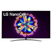 LG 86 collu NanoCell 4K televizors, skats no priekšpuses ar aizpildošo attēlu, 86NANO913NA, thumbnail 1