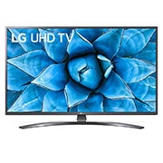 LG 65 collu UHD 4K televizors, skats no priekšpuses ar aizpildošo attēlu, 65UN74003LB, thumbnail 1