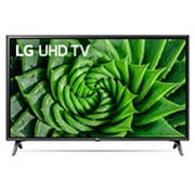 LG 43 collu UHD 4K televizors, skats no priekšpuses ar aizpildošo attēlu, 43UN80003LC, thumbnail 1