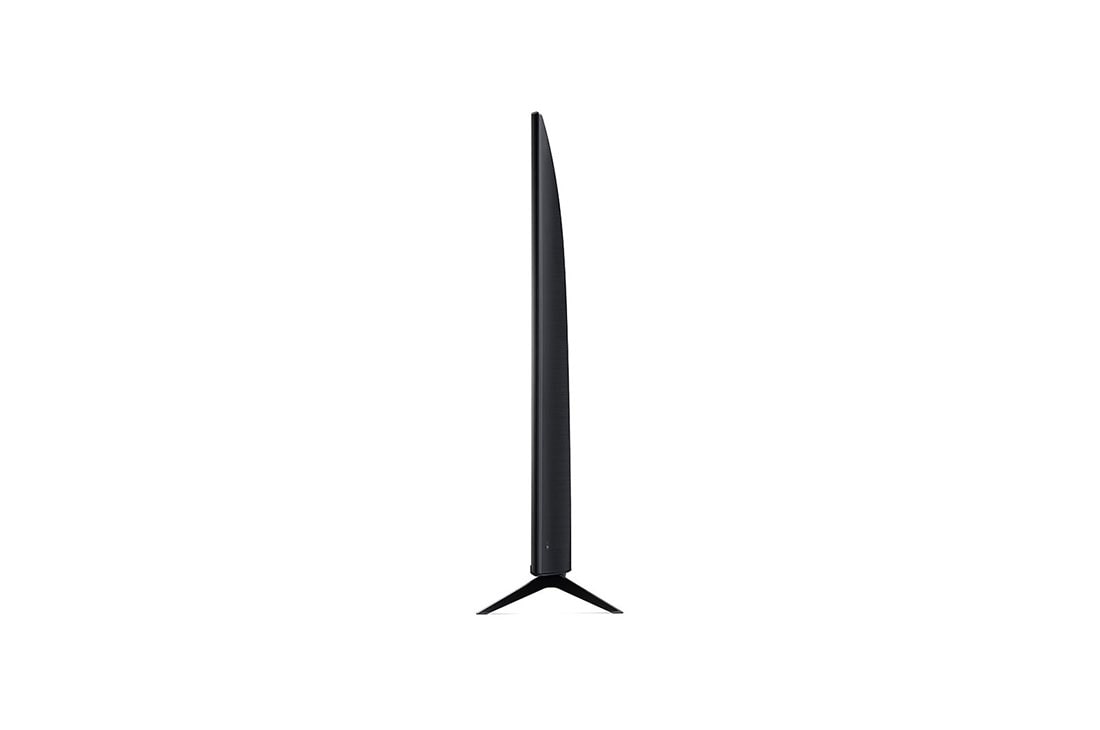 LG 65 collu NanoCell 4K televizors ar HDR10 Pro un HGIG režīmu spēlēm, sānu skats 90 grādu leņķi, 65NANO803NA, thumbnail 4