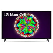 LG 65 collu NanoCell 4K televizors ar HDR10 Pro un HGIG režīmu spēlēm, skats no priekšpuses ar aizpildošo attēlu, 65NANO803NA, thumbnail 1
