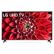 LG 75 collu UHD 4K televizors, skats no priekšpuses ar aizpildošo attēlu, 75UN71003LC, thumbnail 1
