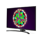 LG 65 collu NanoCell 4K televizors ar AI ThinQ un Ultra Surround skaņu, sānu skats 30 grādu leņķi, 65NANO793NE, thumbnail 3
