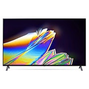 LG 55 collu NanoCell 8K televizors ar α9 procesoru un HGIG režīmu spēlēm, skats no priekšpuses ar aizpildošo attēlu, 55NANO953NA, thumbnail 2