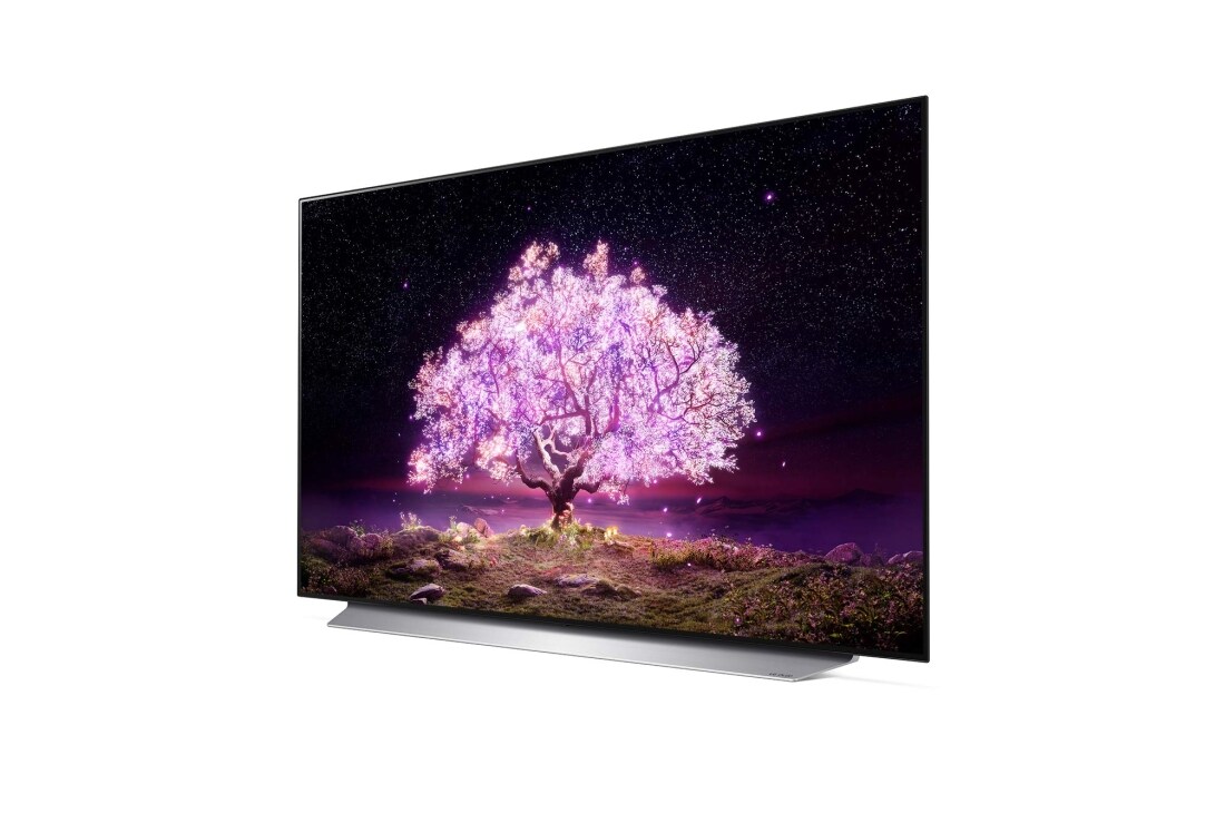 LG 48'' 4K OLED TV C1, skats no augšpuses, OLED48C12LA, thumbnail 3