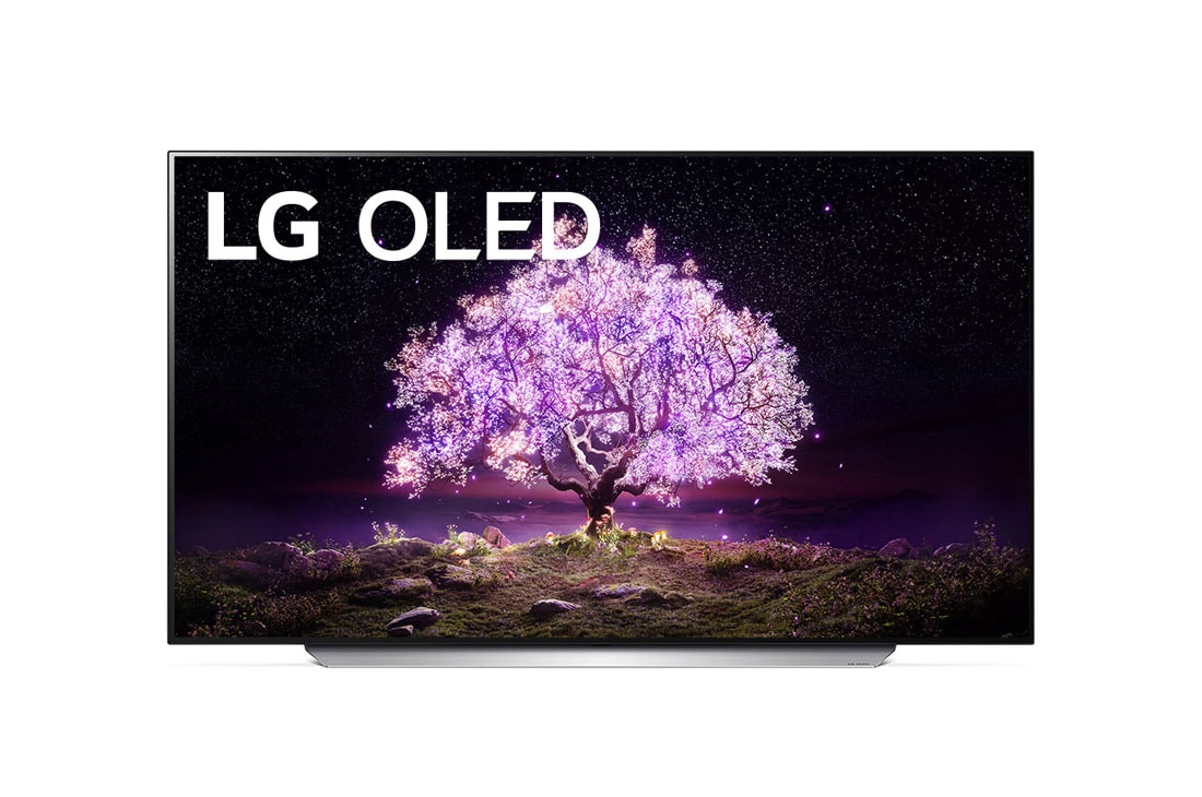 LG 65'' 4K OLED TV C1, skats no priekšpuses, OLED65C12LA, thumbnail 0