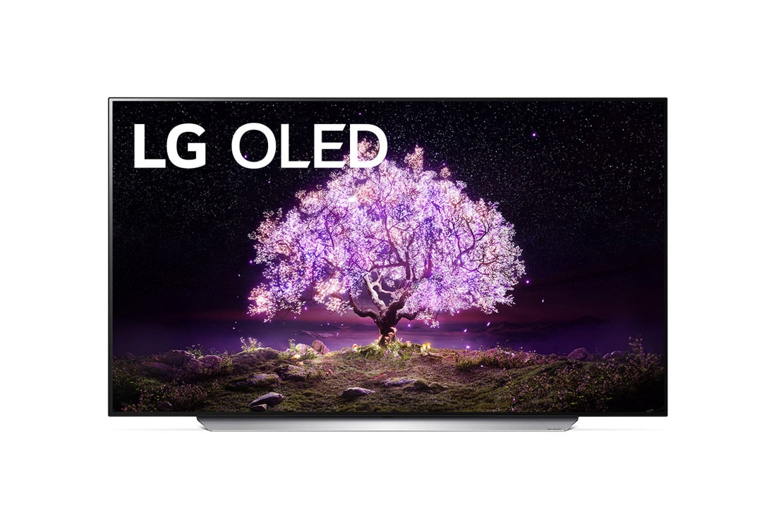 LG 65'' 4K OLED TV C1, skats no priekšpuses, OLED65C12LA
