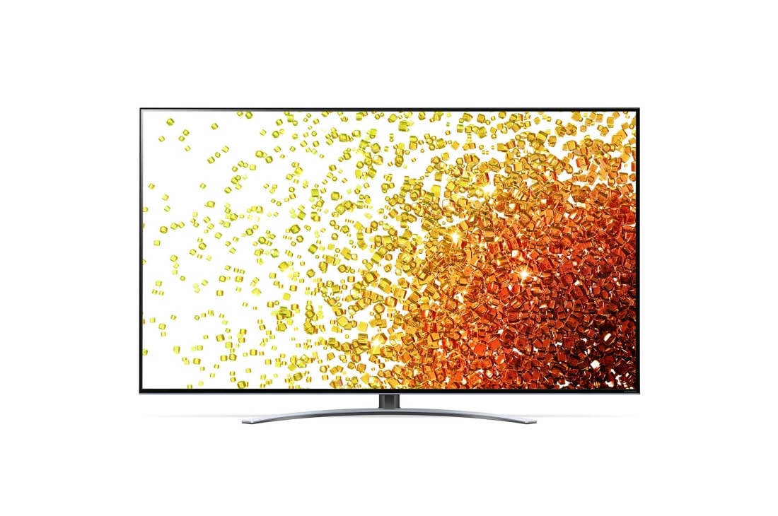 LG 65 collu NanoCell 4K televizors ar α7 procesoru un HGIG režīmu spēlēm, Skats no priekšpuses ar aizpildošo attēlu, 65NANO923PB, thumbnail 2