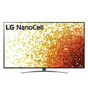 LG 55 collu NanoCell 4K televizors ar α7 procesoru un HGIG režīmu spēlēm, Skats no priekšpuses uz LG NanoCell televizoru, 55NANO923PB, thumbnail 1