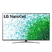 LG 50 collu NanoCell 4K televizors ar α7 procesoru un HGIG režīmu spēlēm, Skats no priekšpuses uz LG NanoCell televizoru, 50NANO813PA, thumbnail 1