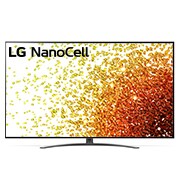 LG 65 collu NanoCell 4K televizors ar α7 procesoru un HGIG režīmu spēlēm, Skats no priekšpuses uz LG NanoCell televizoru, 65NANO913PA, thumbnail 1