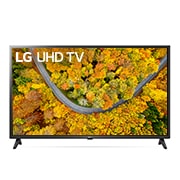 LG 43 collu UHD 4K televizors 43UP7500, Skats no priekšpuses uz LG UHD televizoru, 43UP75003LF, thumbnail 1