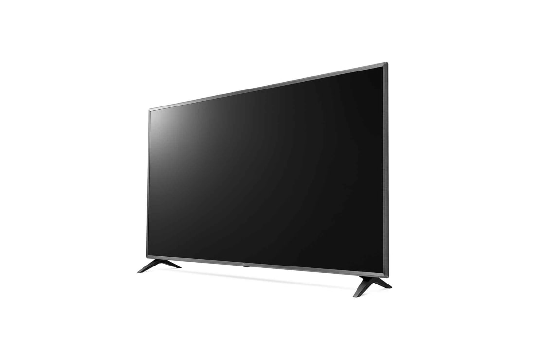 LG 75 collu UHD 4K televizors 75UP7500, Sānu skats 30 grādu leņķī ar aizpildošo attēlu, 75UP75003LC, thumbnail 3