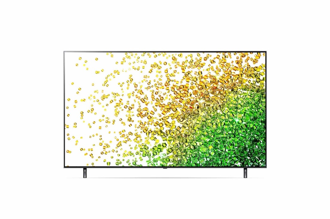 LG 75 collu NanoCell 4K televizors ar α7 procesoru un HGIG režīmu spēlēm, Skats no priekšpuses ar aizpildošo attēlu, 75NANO853PA, thumbnail 2
