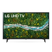 LG 43 collu UHD 4K televizors 43UP7670, Skats no priekšpuses uz LG UHD televizoru, 43UP76703LB, thumbnail 1