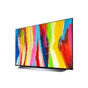 LG OLED evo C2 48 collu 4K Smart TV, sānu skats –30 grādu leņķī, OLED48C21LA, thumbnail 3