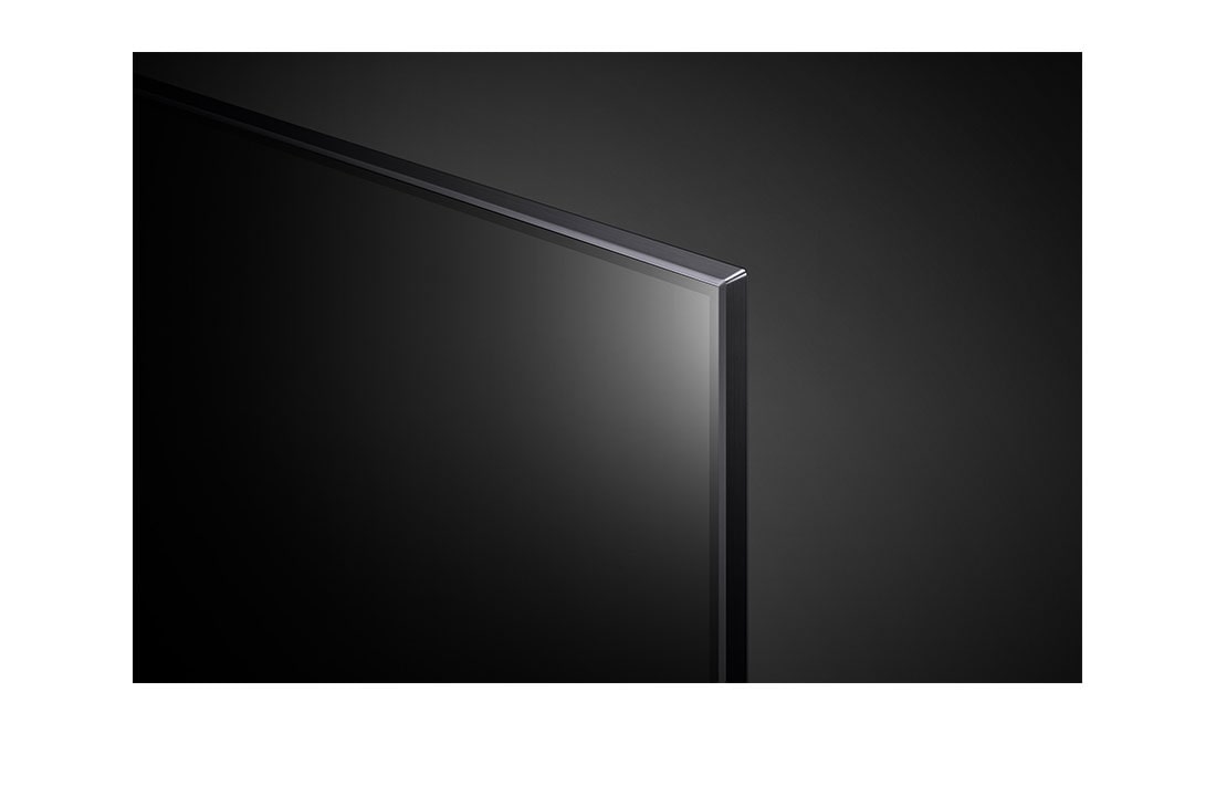 LG 55 collu QNED 4K televizors, Skats uz paneli tuvplānā, 55QNED823QB, thumbnail 6