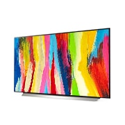 LG OLED evo C2 48 collu 4K Smart TV, sānu skats –15 grādu leņķī, OLED48C22LB, thumbnail 2